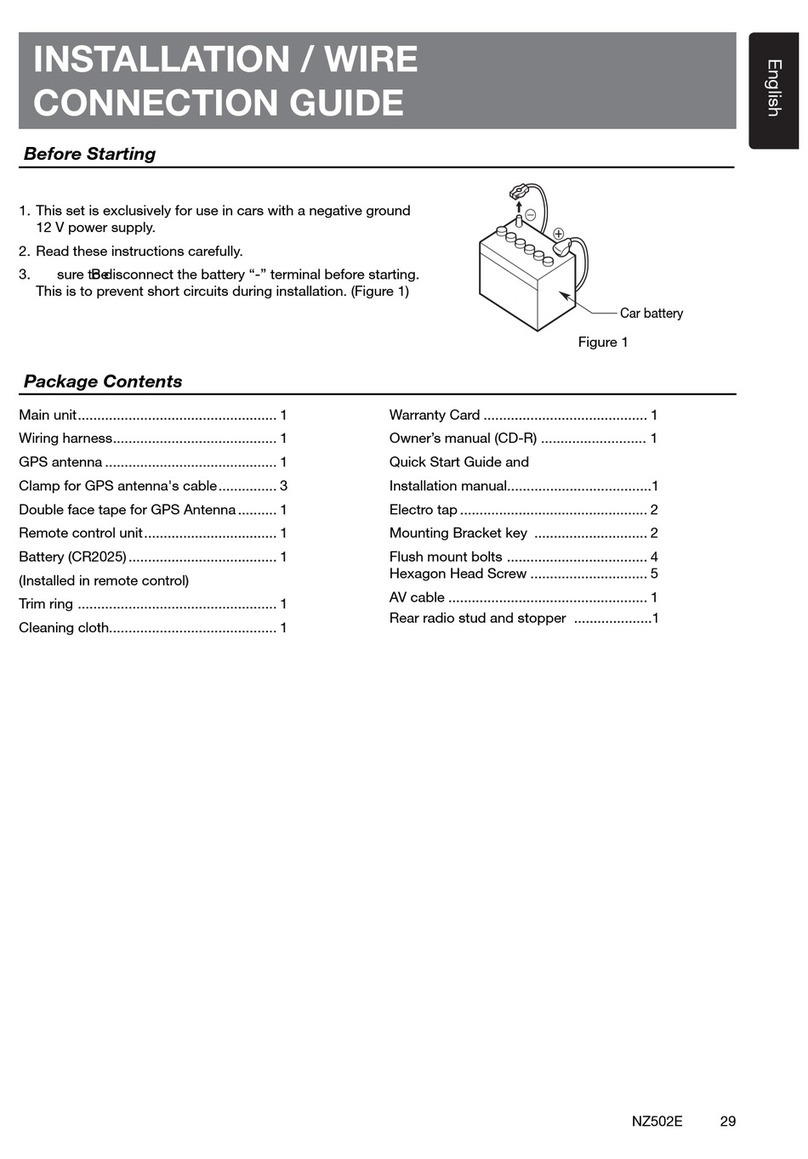 Clarion NZ502E User manual