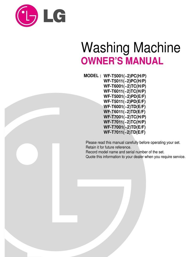 LG WF-T5001(~2)PC(H/P) owner's manual