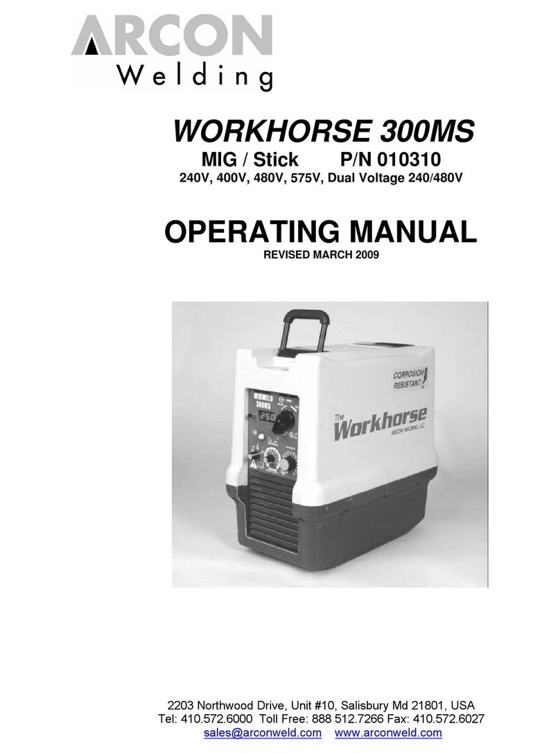 Arcon WORKHORSE 300MS 010310-series operating manual