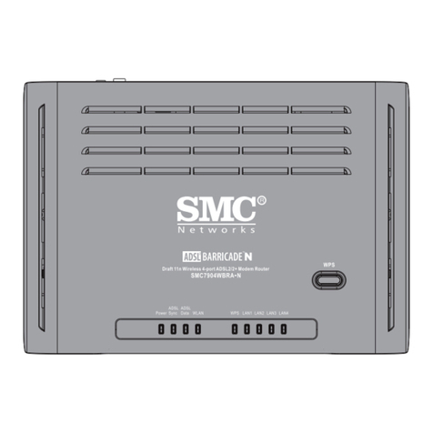 SMC Networks ADSL2 Barricade N Pro SMC7904WBRA-N User manual
