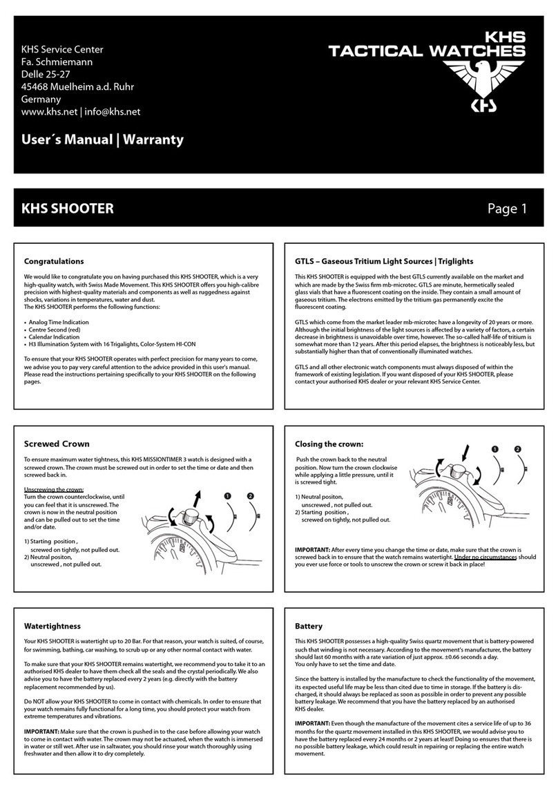 KHS SHOOTER user manual