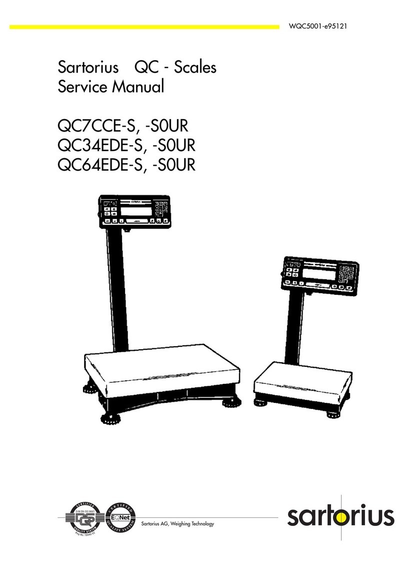Sartorius QC7CCE-S User manual