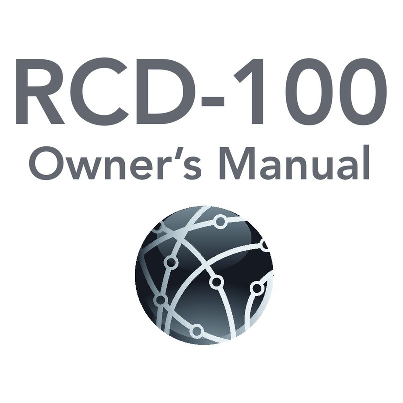 Vitus Audio RCD-100 owner's manual