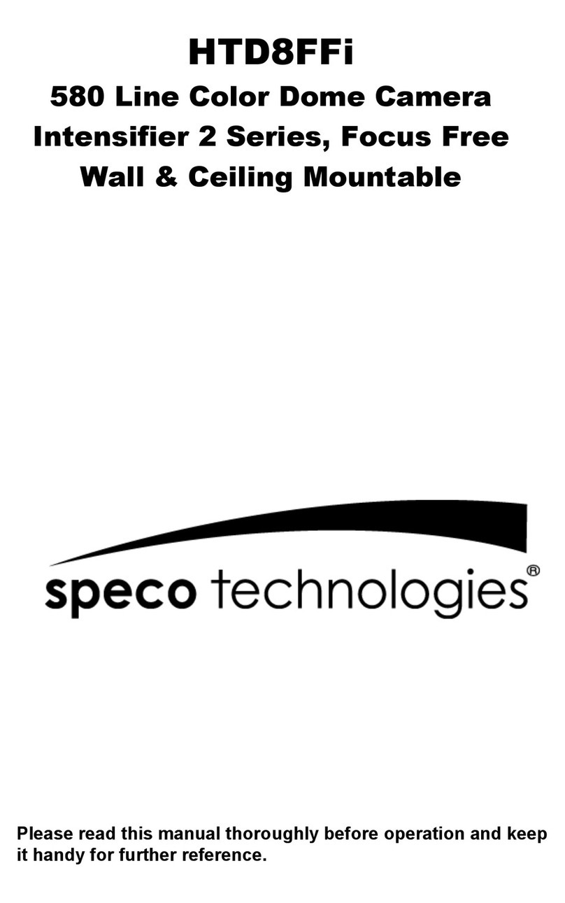 Speco HTD8FFI User manual