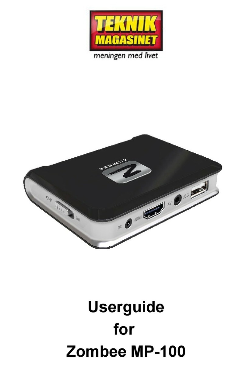 Zombee MP-100 user manual