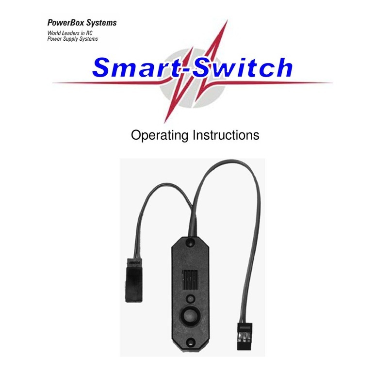 PowerBox Systems Smart-Switch operating instructions