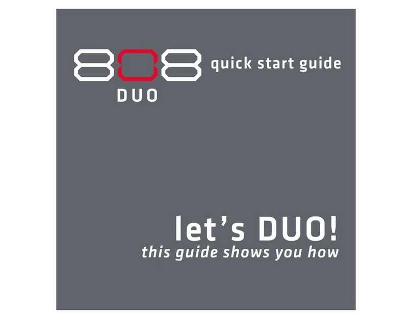 808 DUO quick start guide