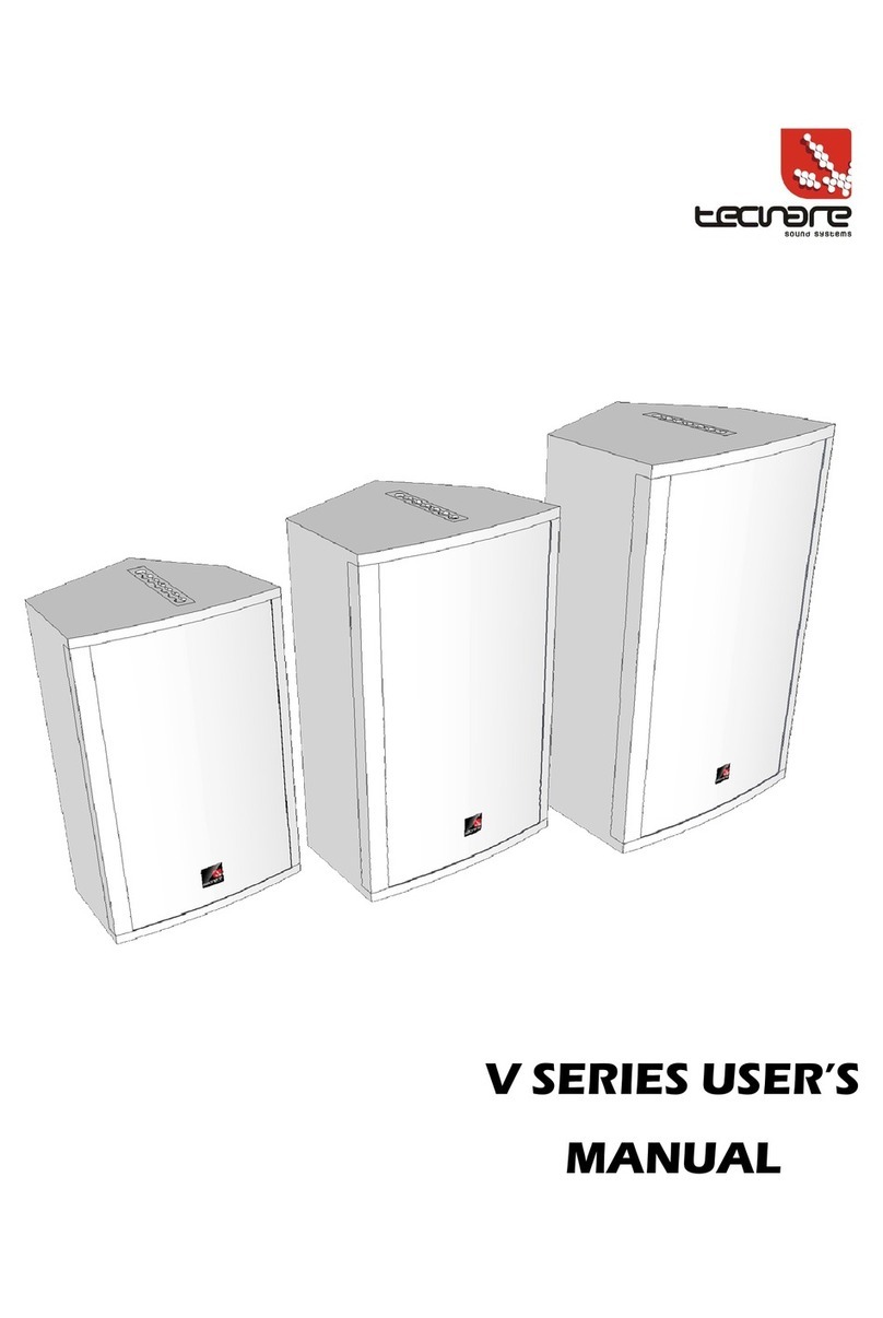 TECNARE Versatile V Series user manual