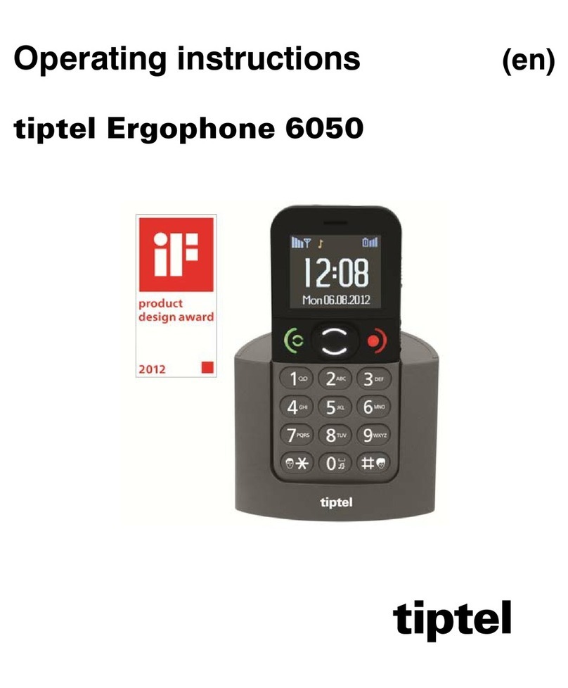 TIPTEL Ergophone 6050 User manual TIPTEL Ergophone 6050 User manual