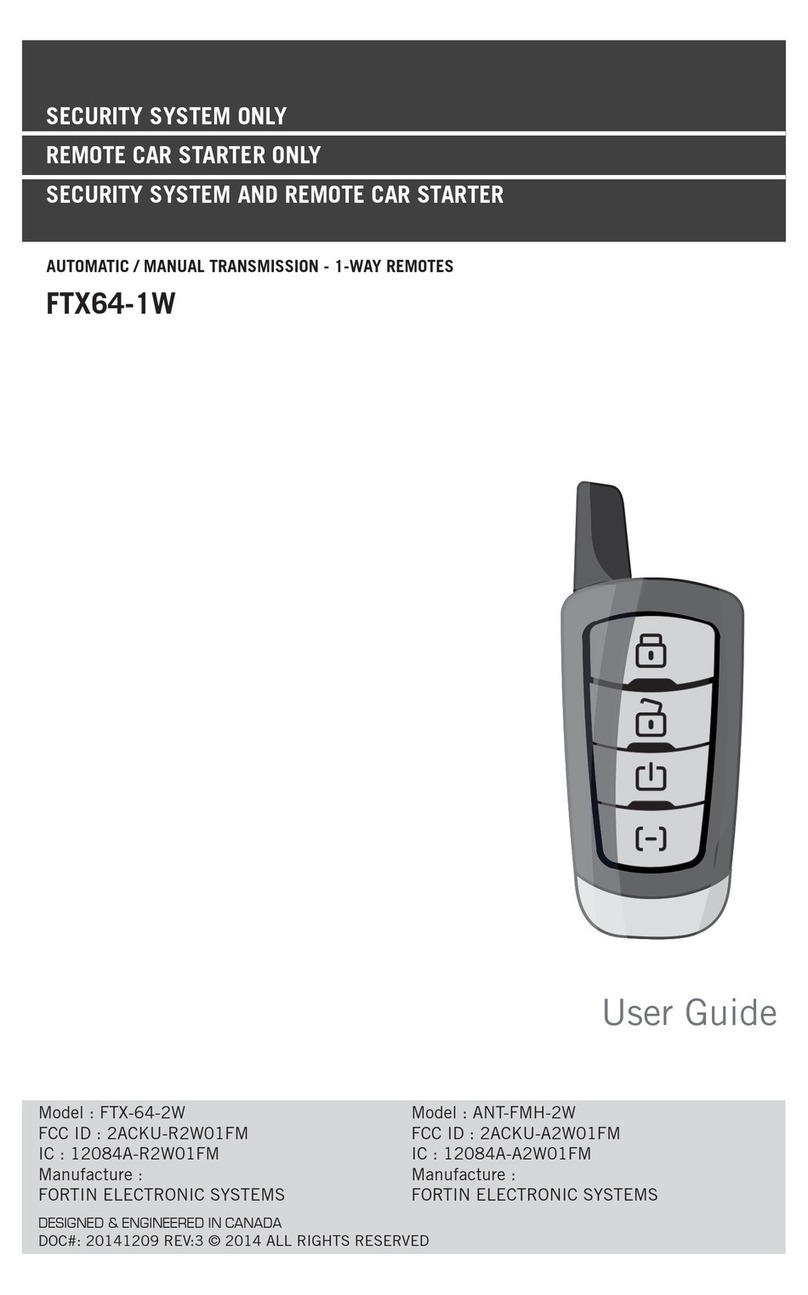 Fortin Electronic Systems FTX64-1W user guide Fortin Electronic Systems FTX64-1W user guide