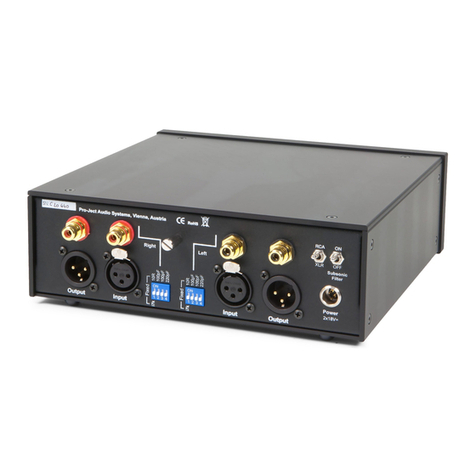 Pro-Ject Audio Systems Phono Box RS Instructions for use