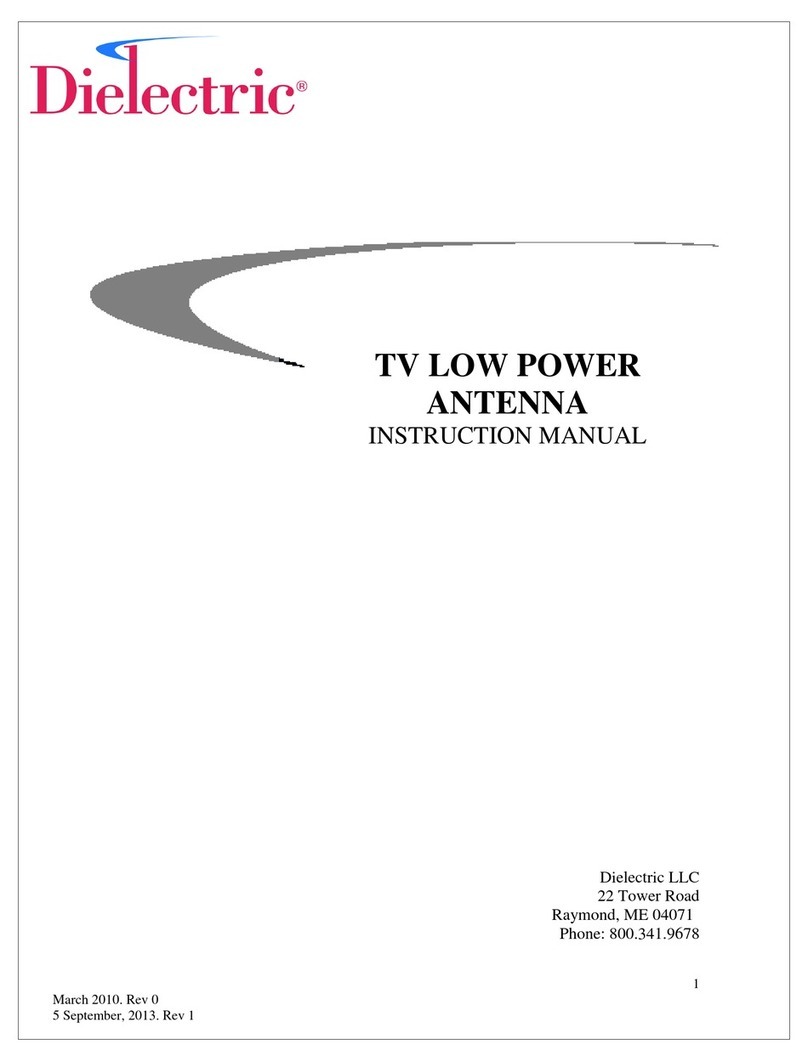 Dielectric TLP-8 instruction manual
