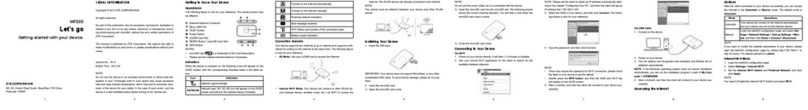 Zte MF93D User manual