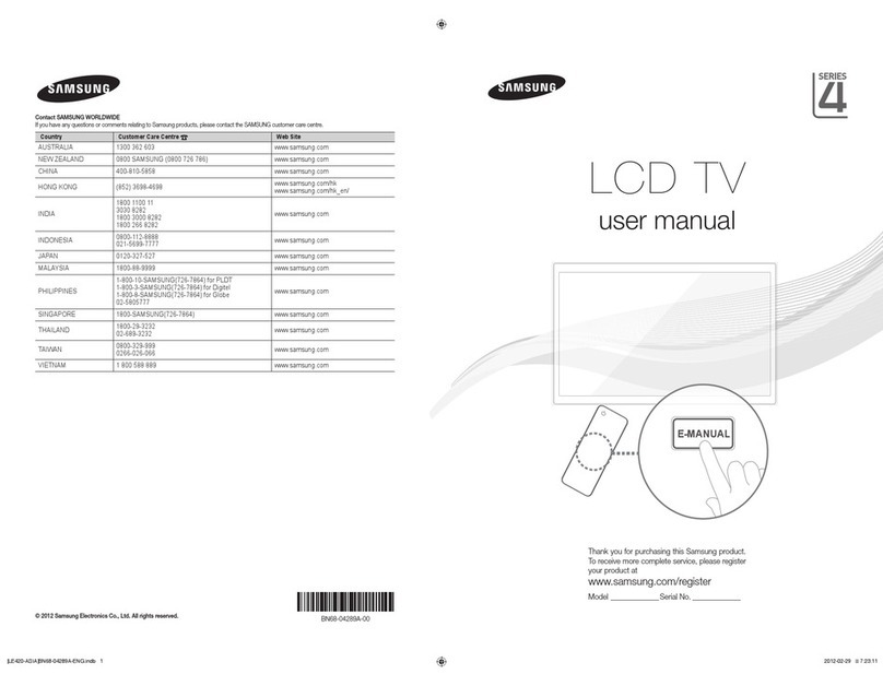 Samsung Series 4+ User manual Samsung Series 4+ User manual