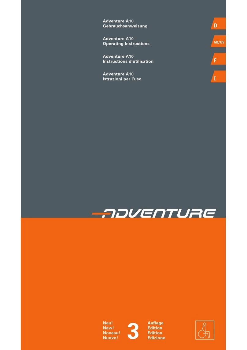 Adventure A10 operating instructions