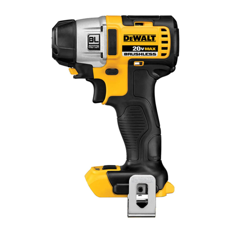 DeWalt XR LI-ION DCF825 User manual
