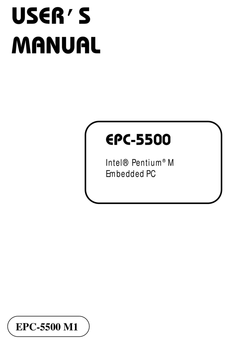Embedded Computer EPC-5500 Pentium M Operation manual