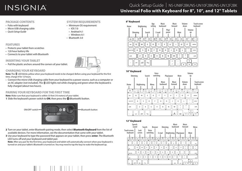 Insignia NS-UN8F2BK User manual
