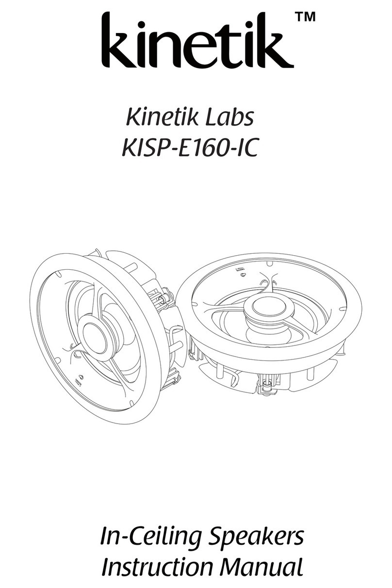 Kinetik KISP-E160-IC User manual