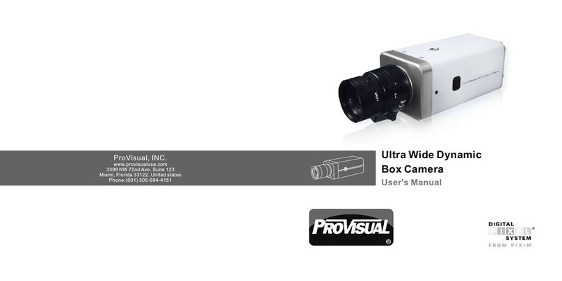 ProVisual Box camera User manual
