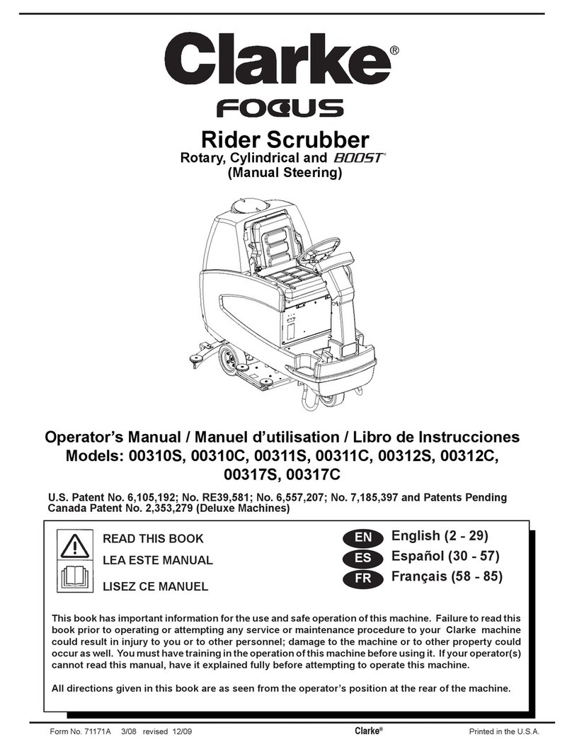 Clarke FOCUS 00310S User manual