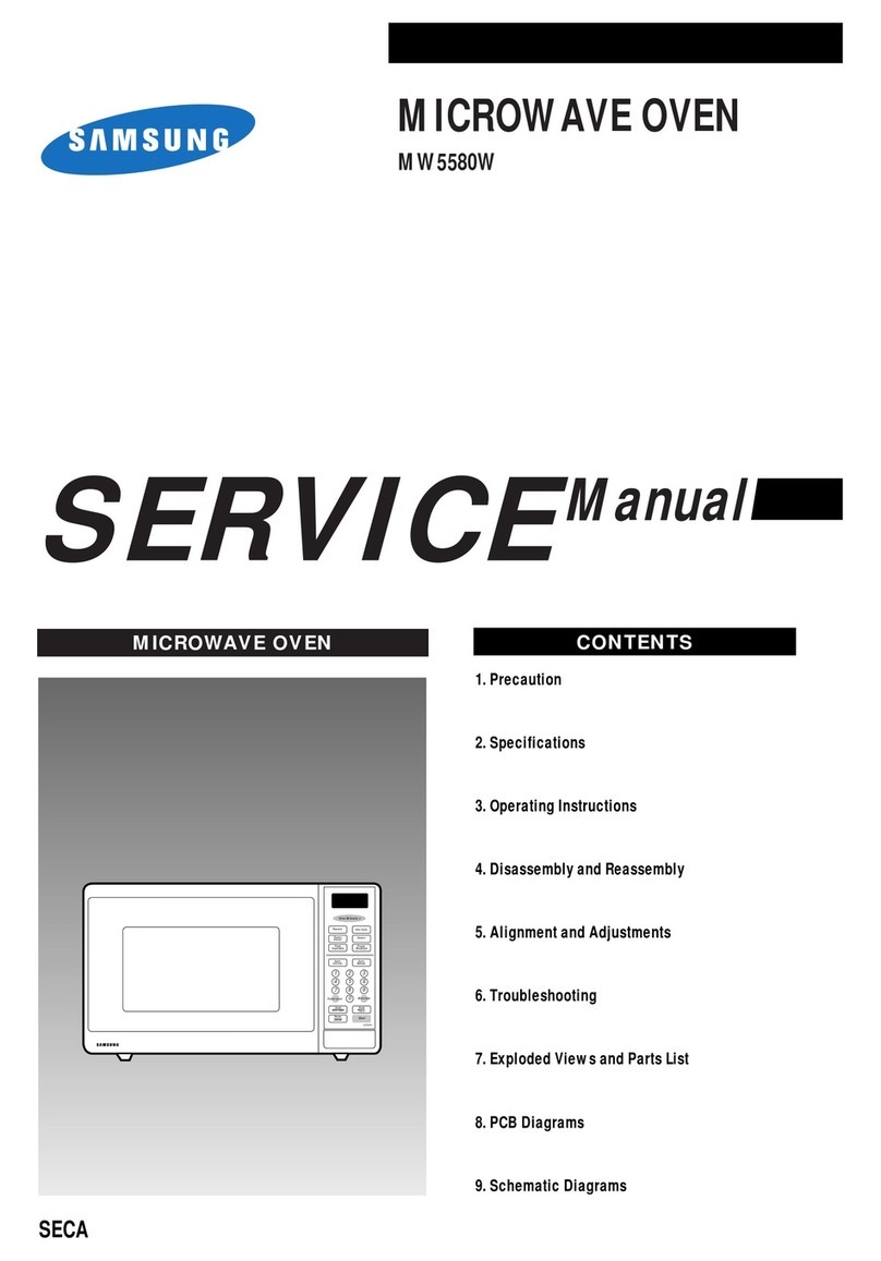 Samsung MW5580W Service manual