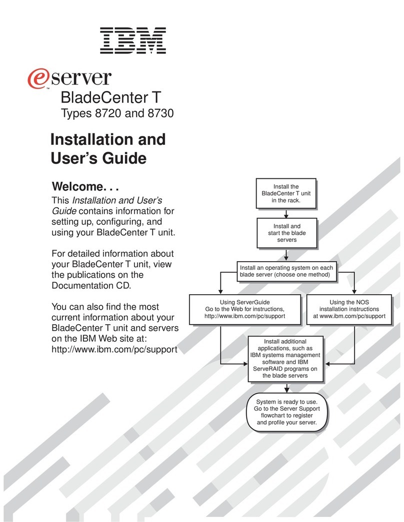 IBM BladeCenter T Type 8720 User manual
