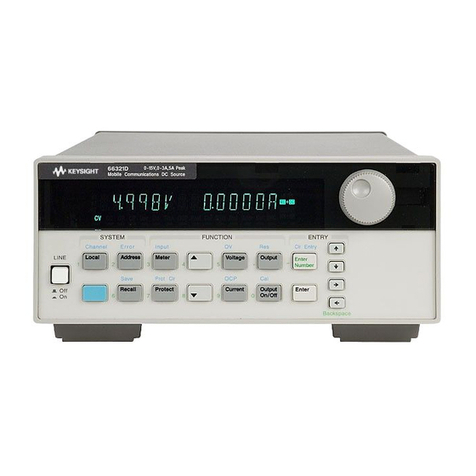 Agilent Technologies 66111A User manual