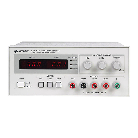 Agilent Technologies E3630A Service manual