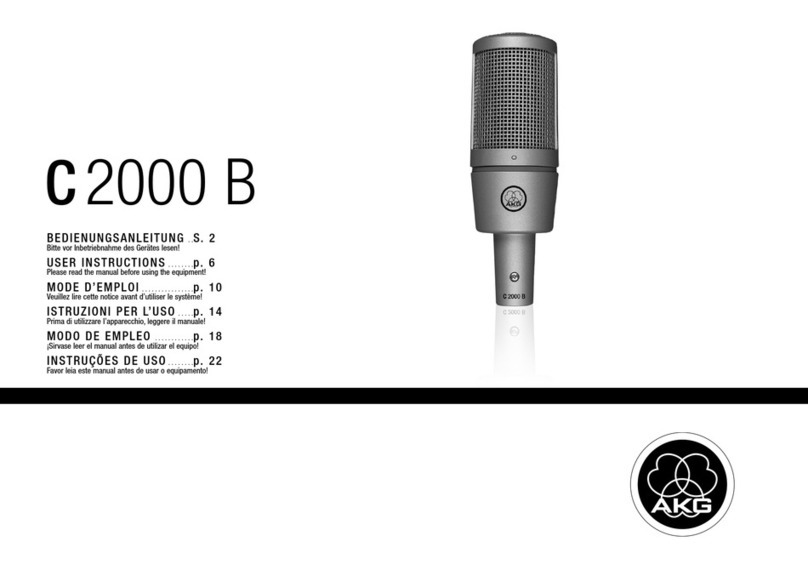 AKG C2000B User instructions