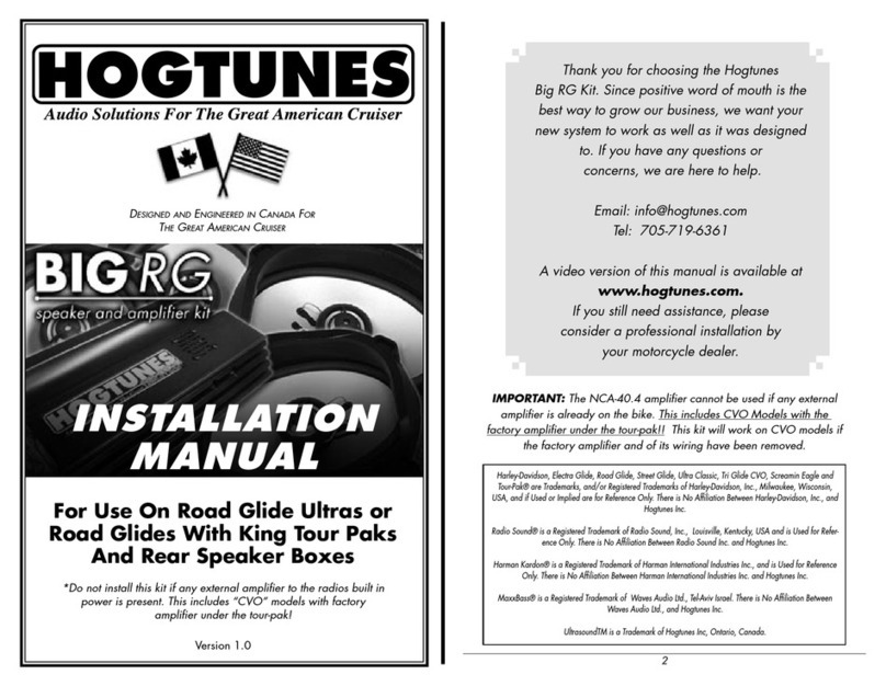 Hogtunes Big RG installation manual