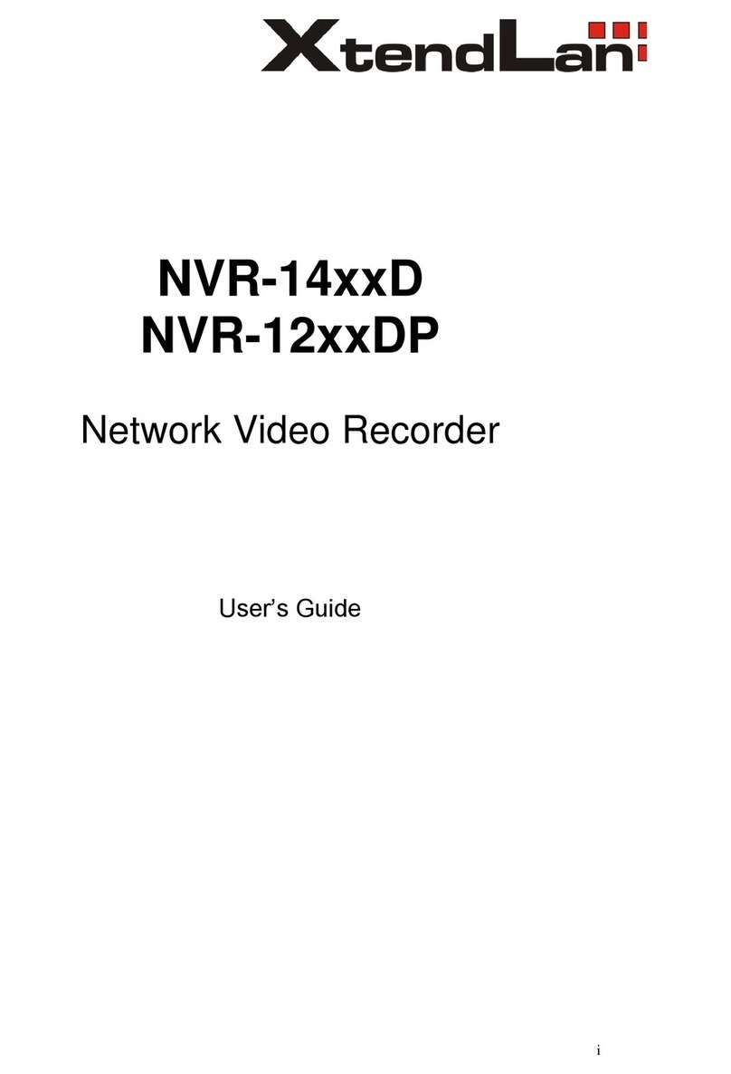 XtendLan NVR-14xxD User manual
