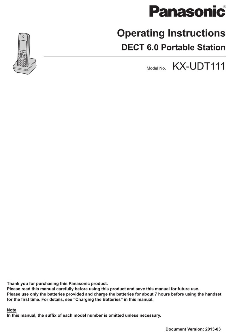 Panasonic KX-UDT111 User manual
