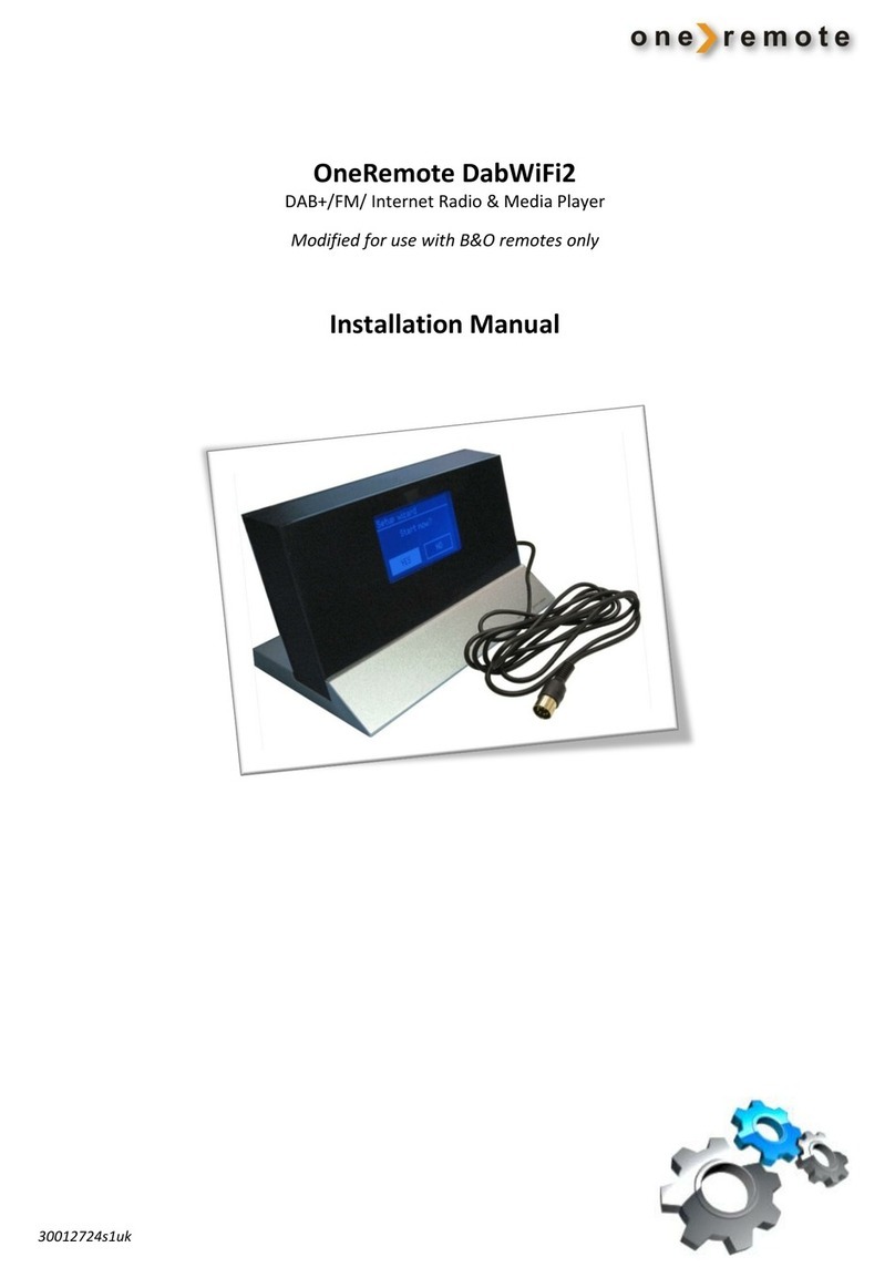 One Remote DabWiFi2 User manual