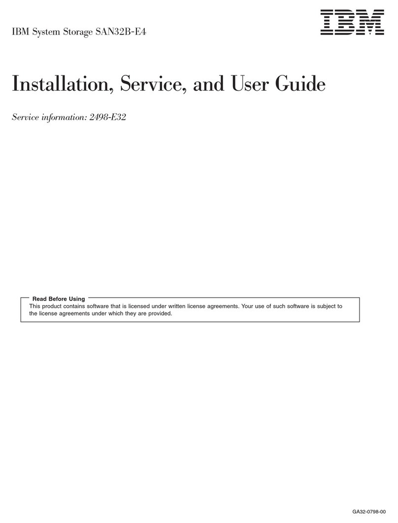 IBM SAN32B-E4 Installation, service and user guide