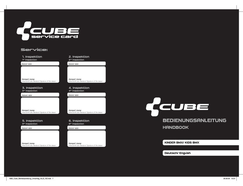 Cube Kinder Bmx User manual Cube Kinder Bmx User manual