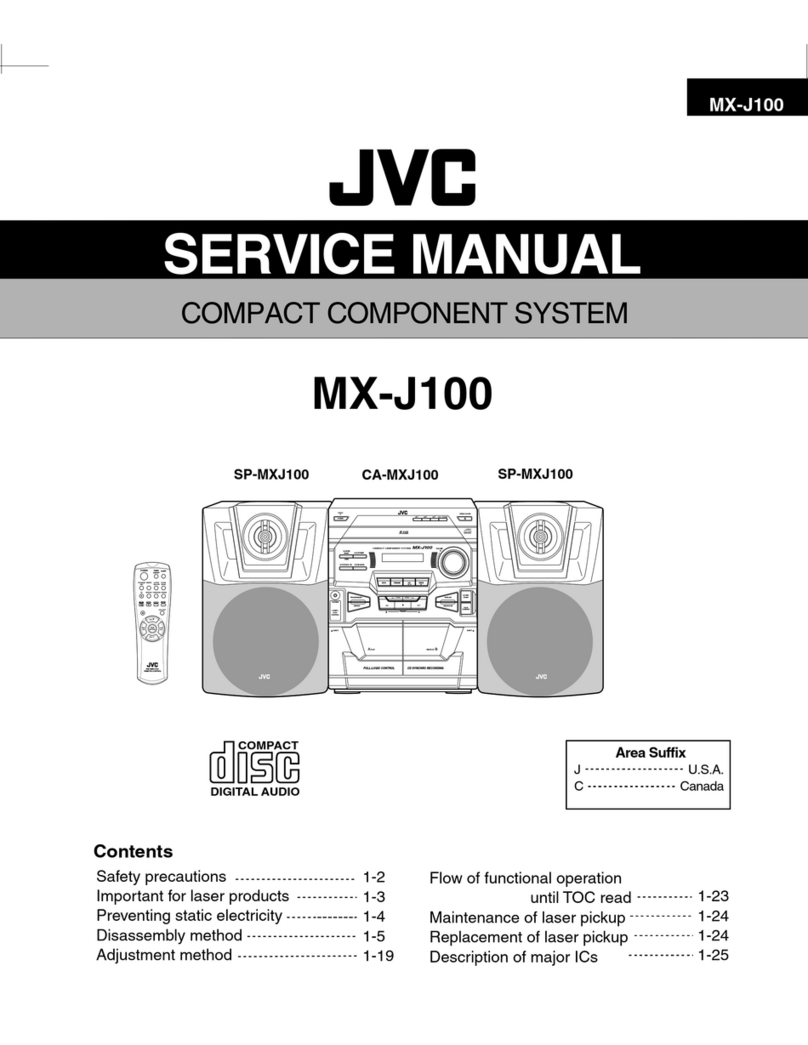 JVC MX-J100 User manual
