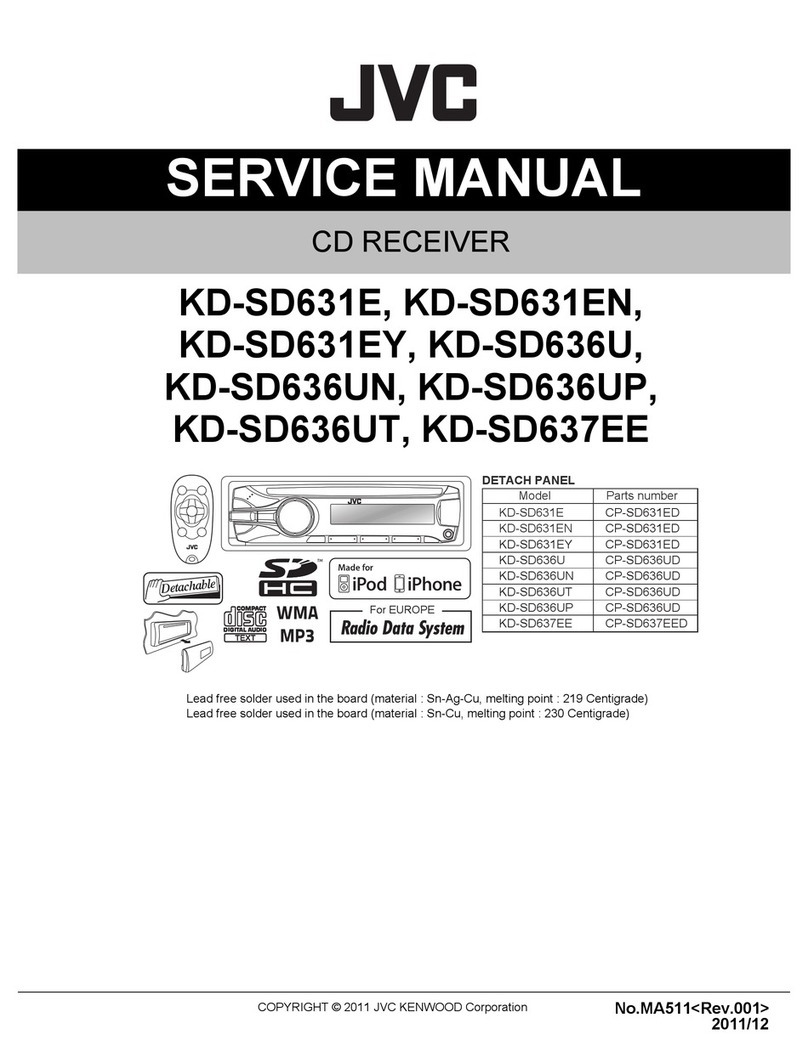 JVC KD-SD631E User manual