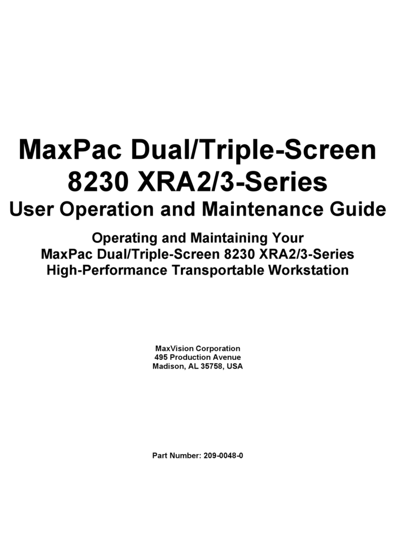 MaxVision 8230 XRA2 series Instruction Manual