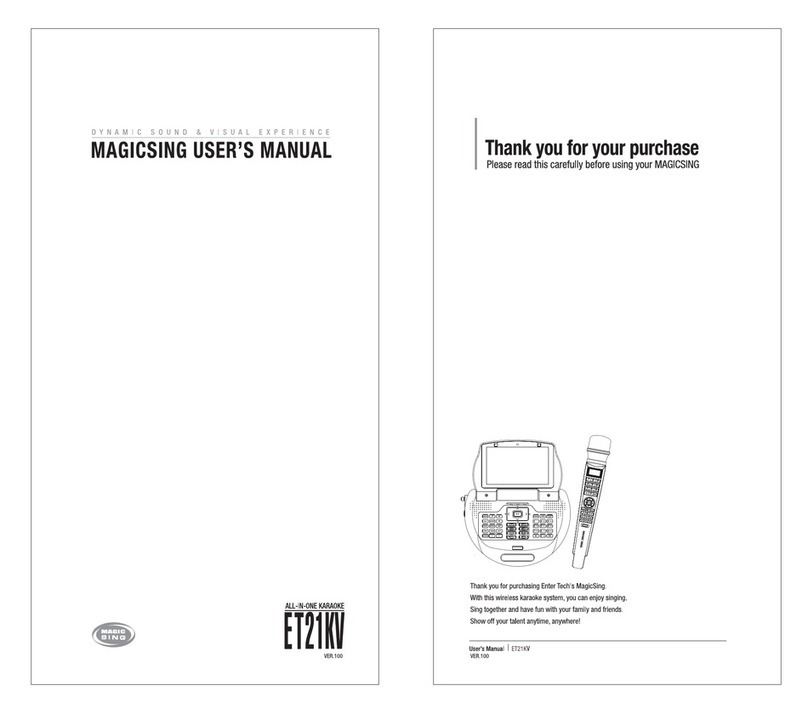 Magic Sing ET21KV user manual