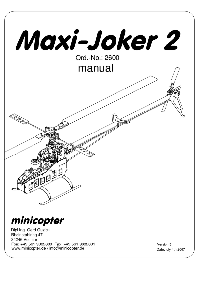 minicopter Maxi-Joker 2 Installation and user guide