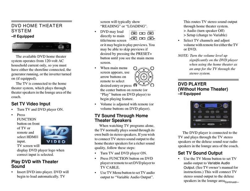 Winnebago Impulse Operation guide