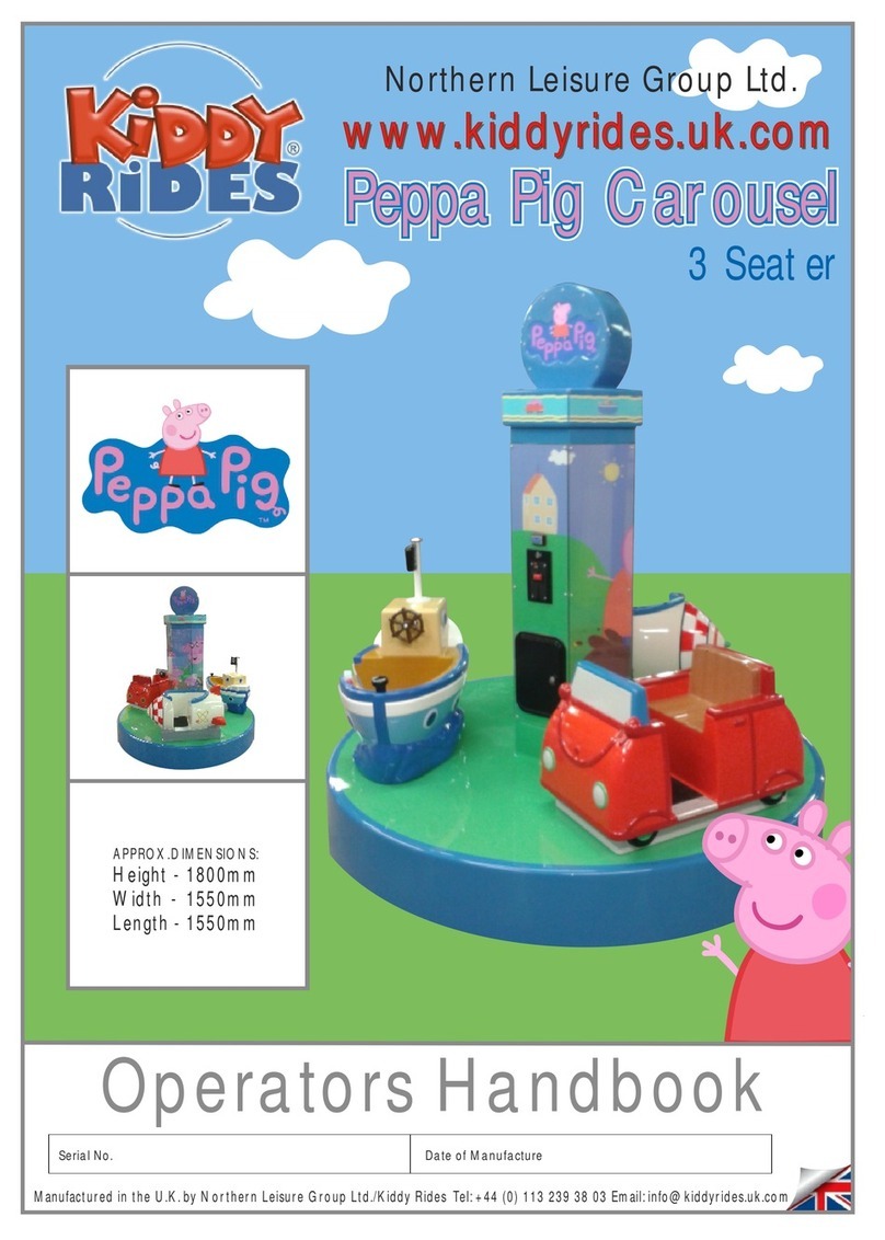 Kiddy Rides Peppa Pig Carousel Operator's handbook