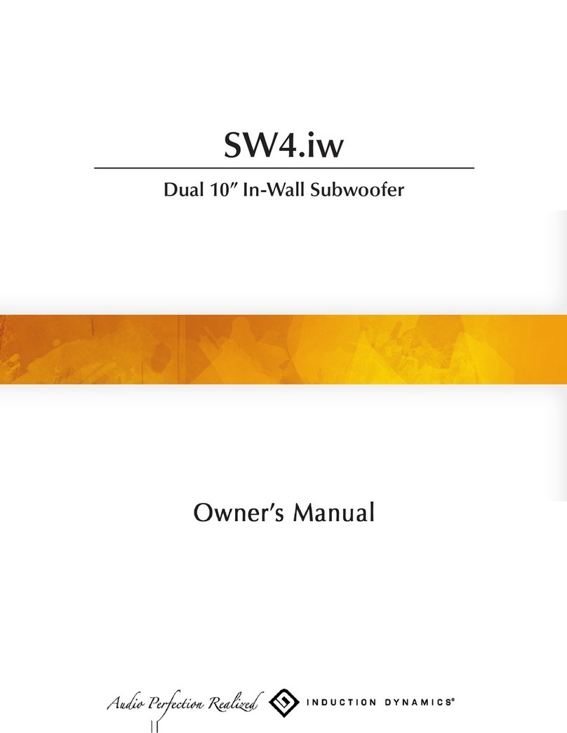 Induction Dynamics SW4.iw User manual
