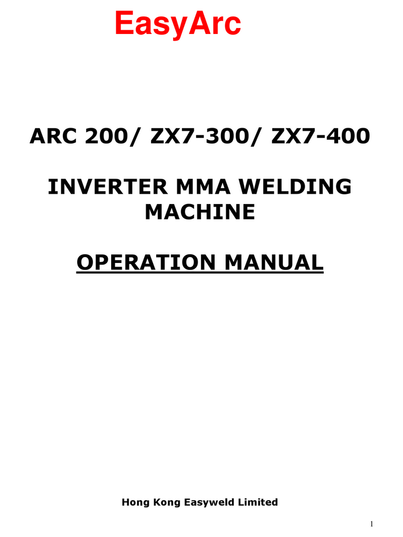 Hong Kong Easyweld EasyArcARC 200 Operation manual