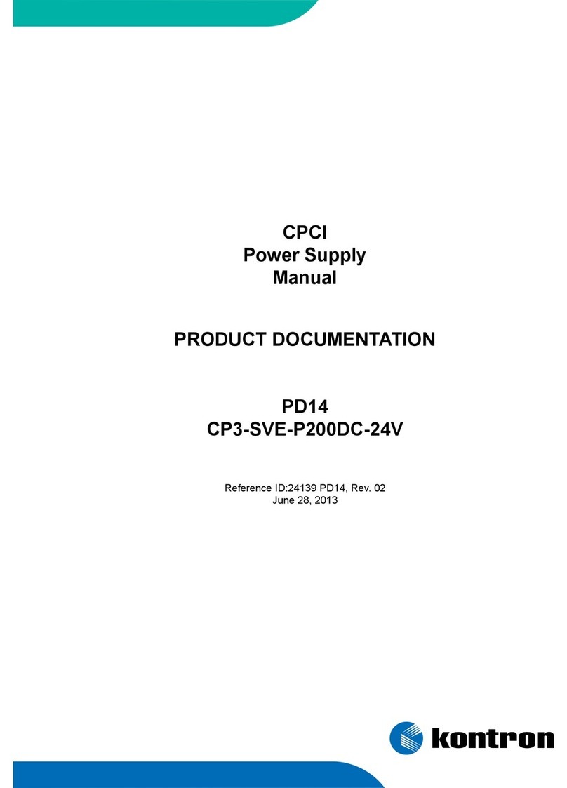 Kontron PD14 Product documentation