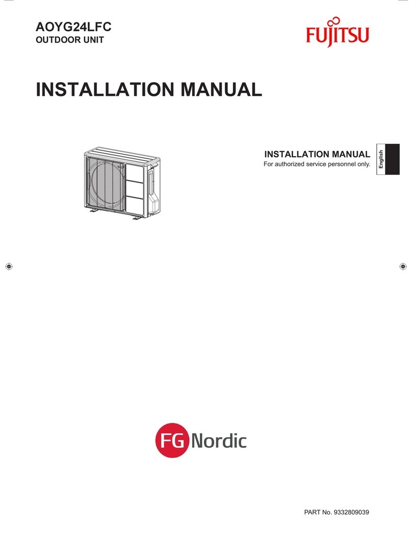 Fujitsu AOYG24LFC User manual