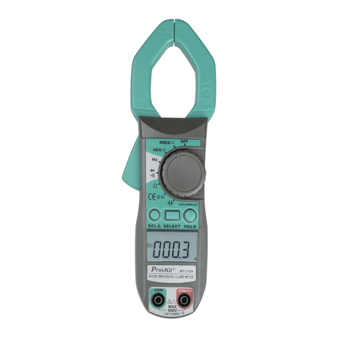 ProsKit MT-3109 user manual