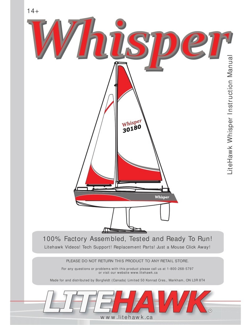 LiteHawk Whisper 30180 instruction manual