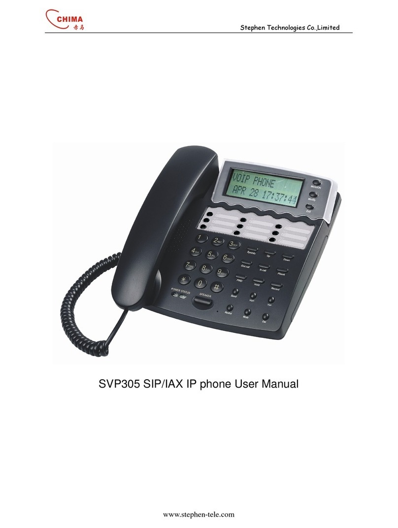 Stephen SVP305 user manual